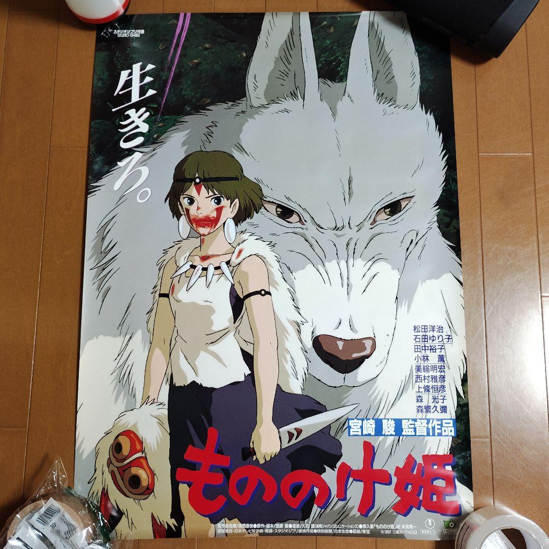 ジブリ 非売品ポスター5枚セット 魔女の宅急便 風の谷のナウシカ