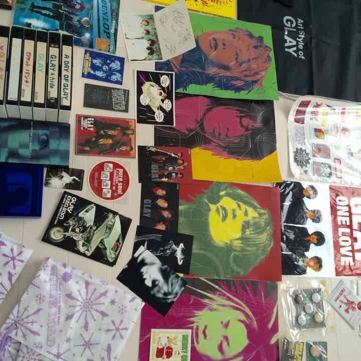 GLAYグッズ　バラ売り可