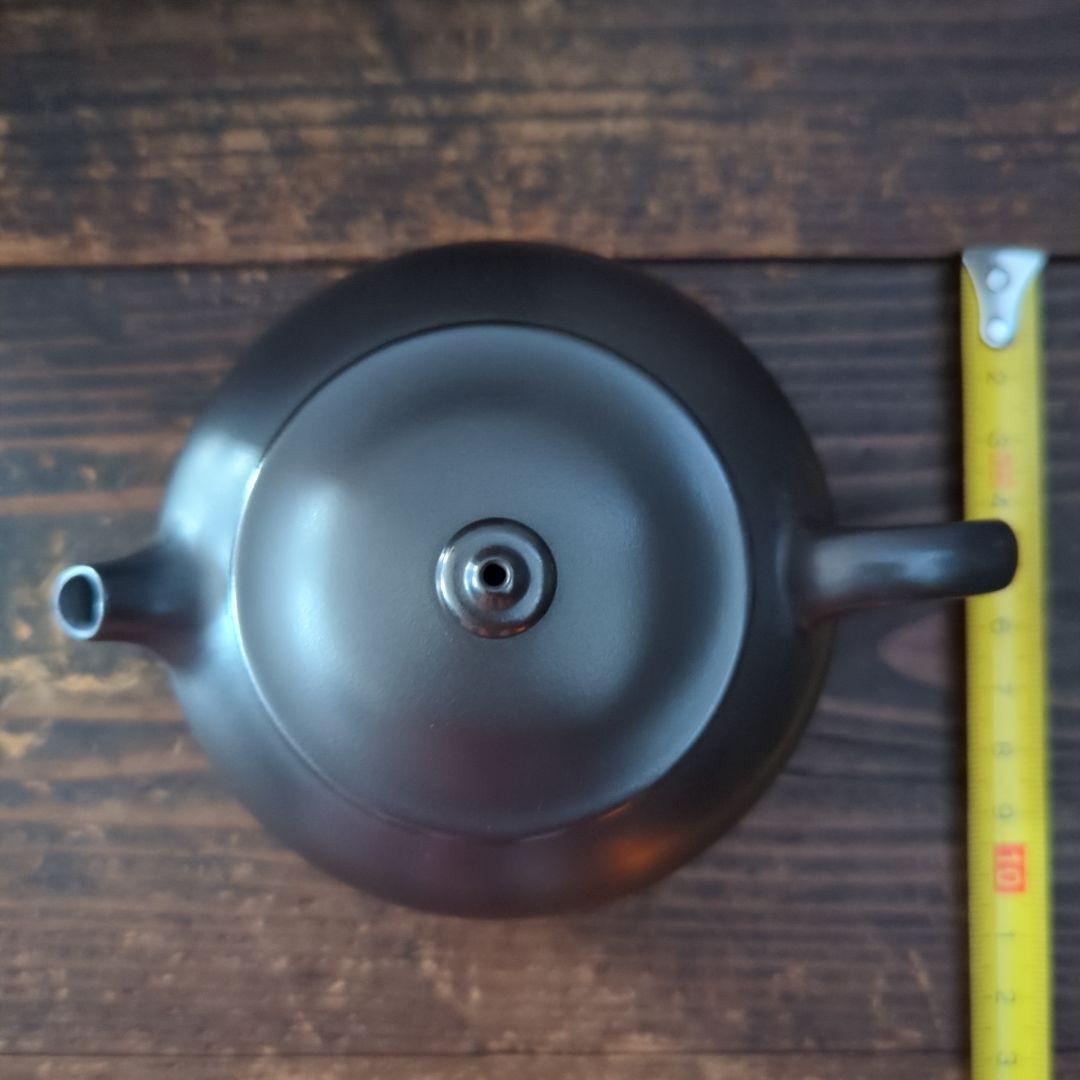 中国陶芸家 胡秀萍氏 茶道具 茶器 宜興紫砂 茶壺 急須 木製化粧箱入