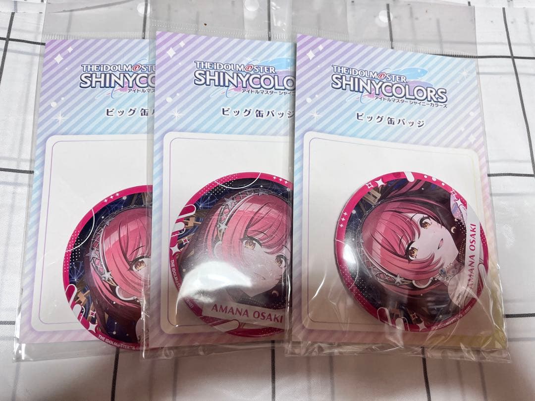 シャニマス 大崎甘奈 ビッグ缶バッジ - メルカリ