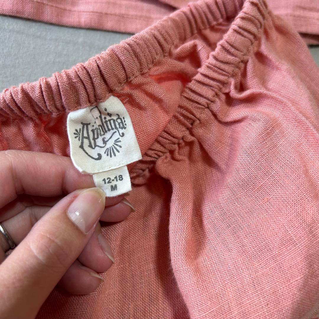 Apolina アポリナ　 セットアップ　リネンチュニック 12-18m 80