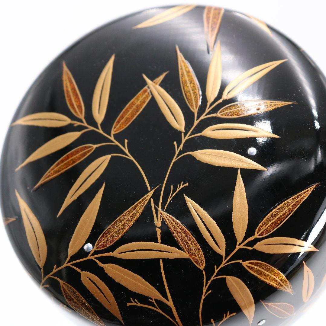 松永松寛作 笹露蒔絵 平棗 銀粒 茶道具 共箱 V871 N6 - メルカリ