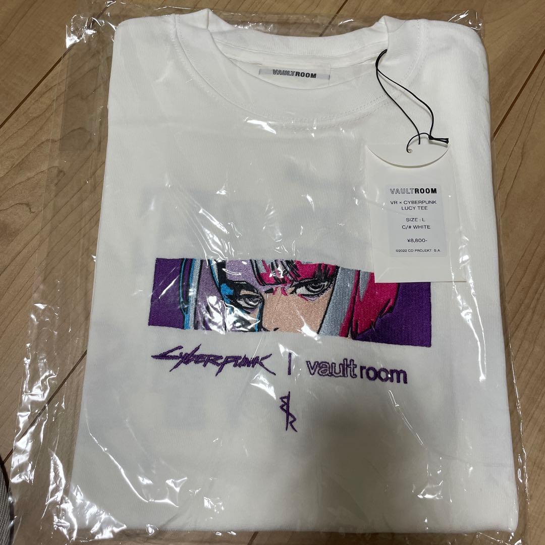 VAULTROOM VR x CYBERPUNK LUCY TEE L ホワイト