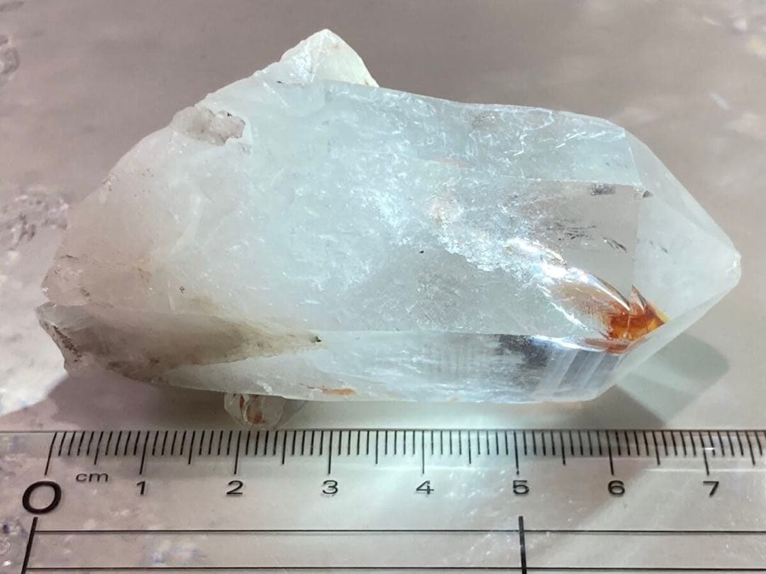 炎の精霊ঌ アンフィボールインクォーツ✨ クラスター 原石 クリスタル