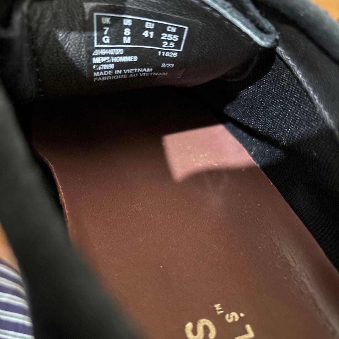 クラークス　ワラビー　黒スエード　ゴアテックス