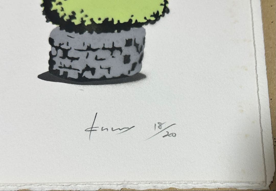 kurry シルクスクリーンMONEY シザーハンズ kurry シルクスクリーン