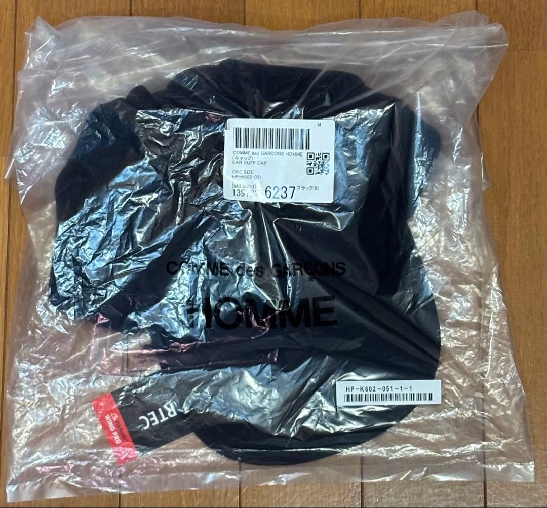 新品未使用)HOMME EAR MUFF CAP