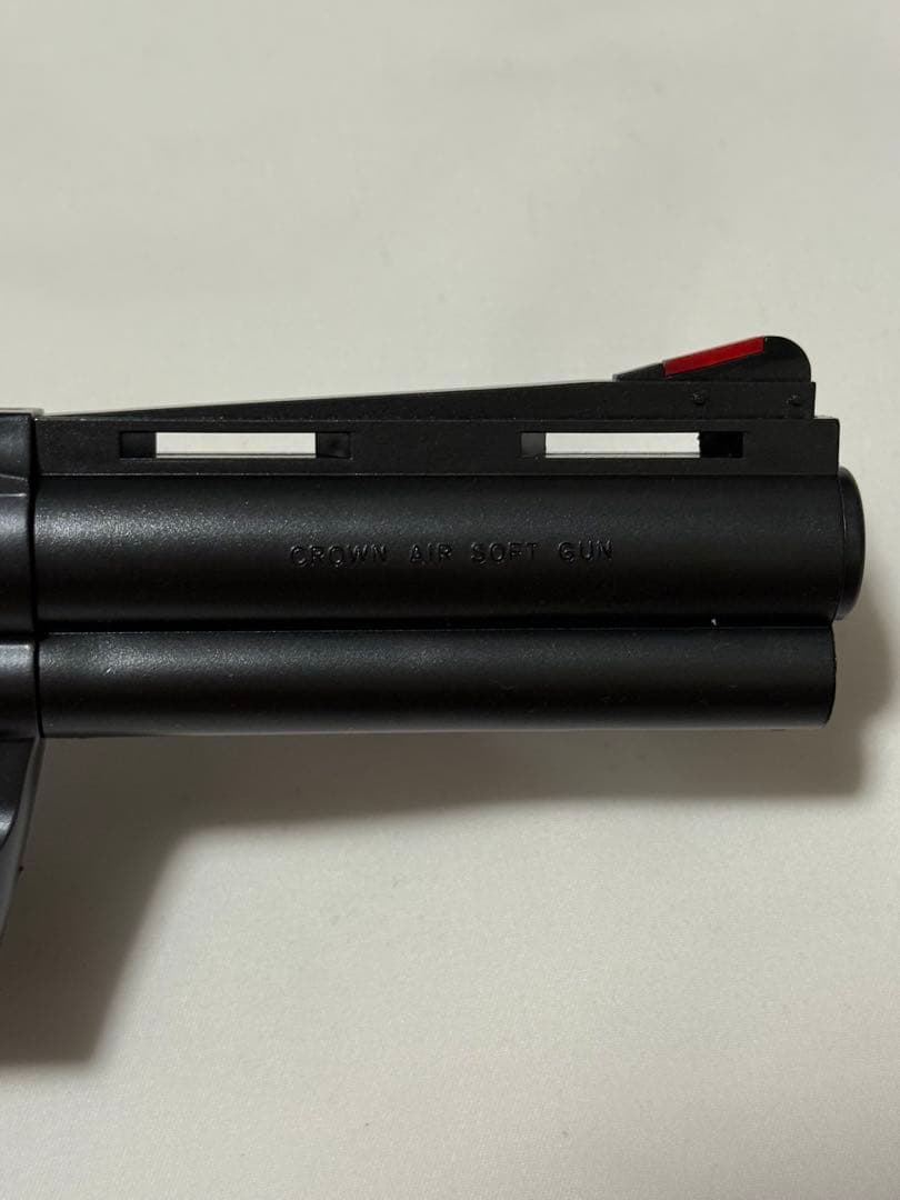 Crown Modelエアリボルバー COLT パイソン 4インチ ブラック