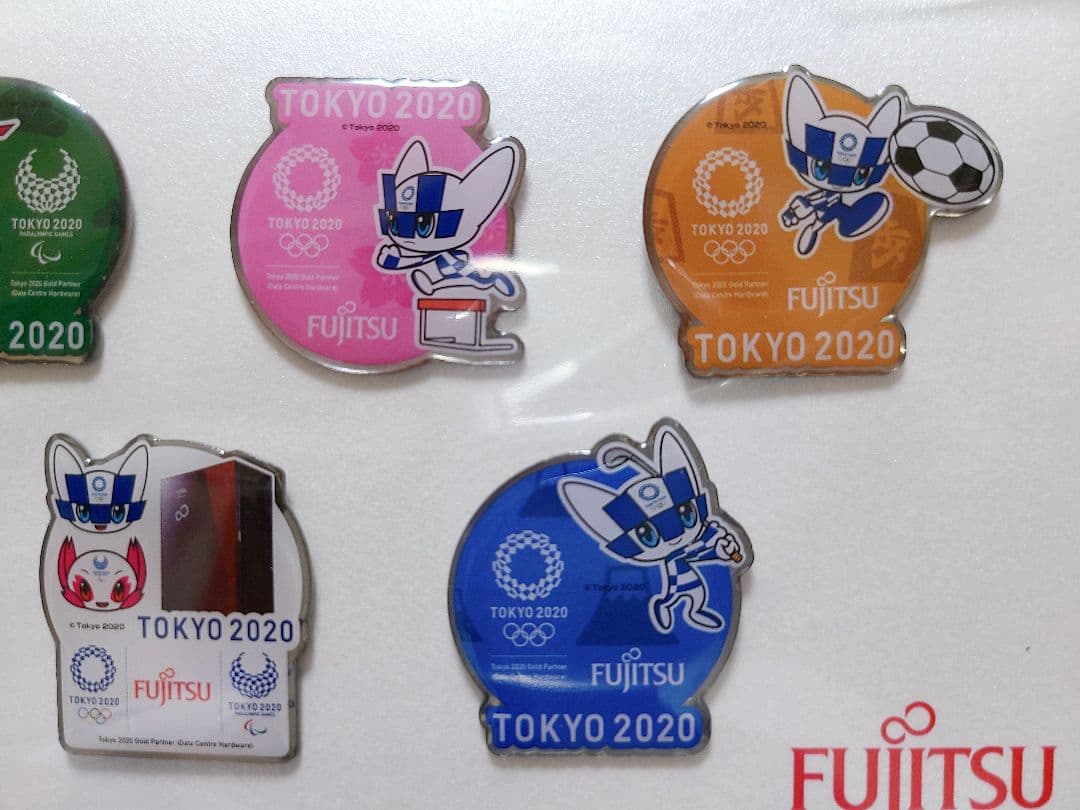 【非売品】FUJITSU 東京2020オリンピック記念ピンバッジ