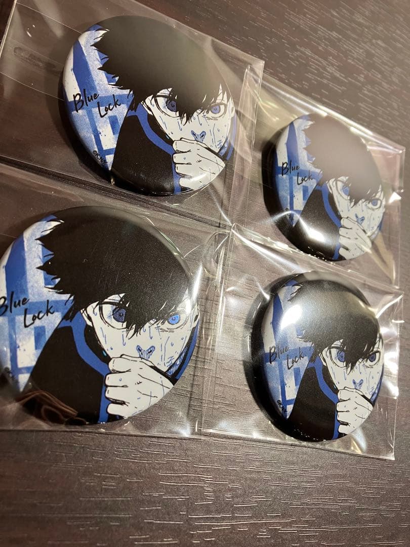 ブルーロック シークレットメタル缶バッジ 潔世一 缶バッジ 4点 9/25〆切】ブルーロック シークレットメタル缶バッチ-priv.B- 中国再販