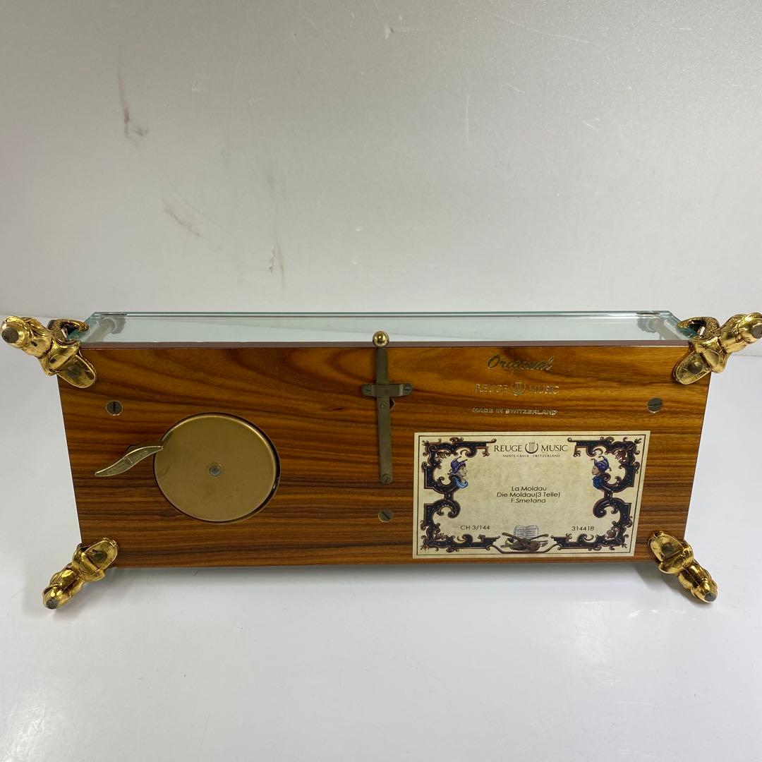 稼働品リュージュシリンダー式オルゴール144弁3曲　東Y7-0217☆1Fチコサ