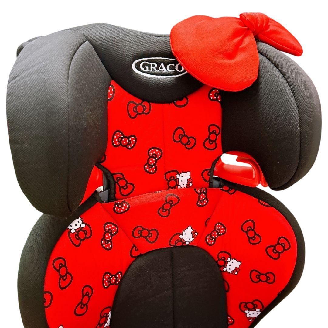 【人気】 GRACO ジュニアプラスDX ハローキティ コラボ ジュニアシート
