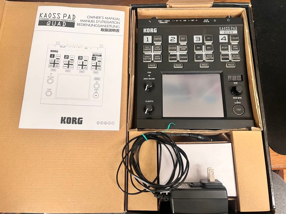 KORG KAOSS PAD QUAD【説明書、電源付】