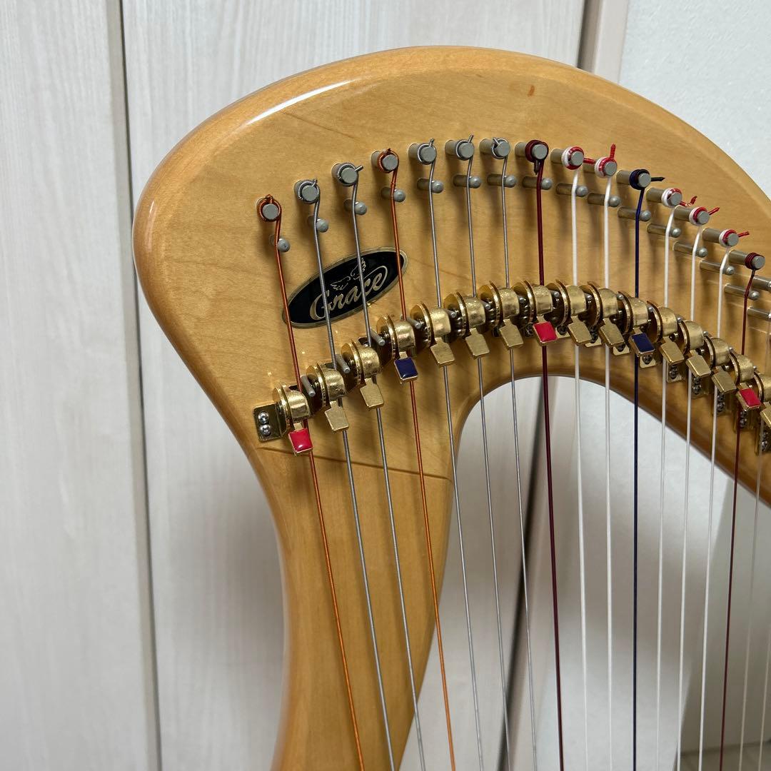 ハープ 36弦 ナチュラルウッド