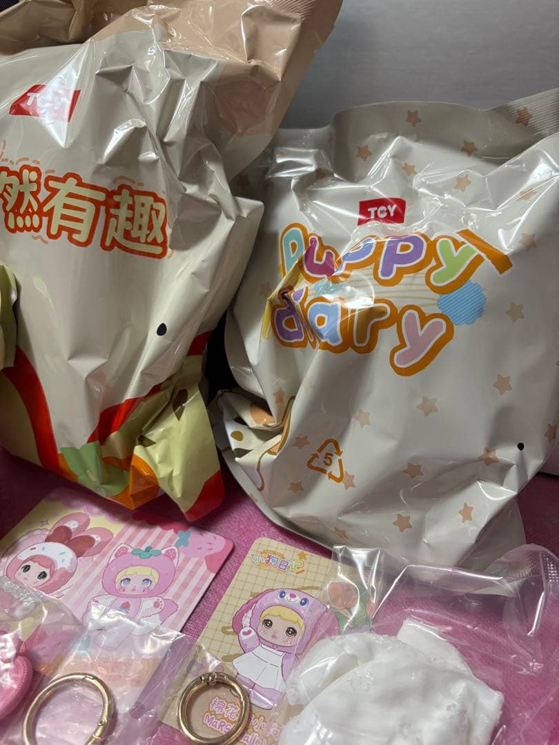 Nommi ピンク　小狗　米宝　果物　TOP TOY