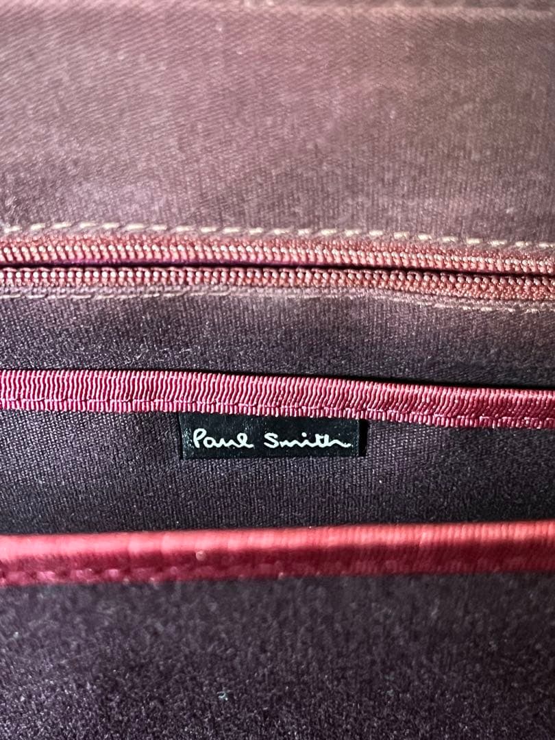 【美品】ポールスミス ジェーエルナイロン レザーコンビ　A4収納可　ブラック