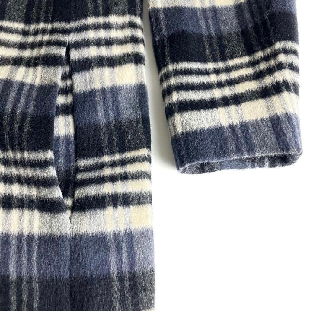 佐藤健 着用 希少 ABYTS SHAGGY COAT チェック柄 - メルカリ
