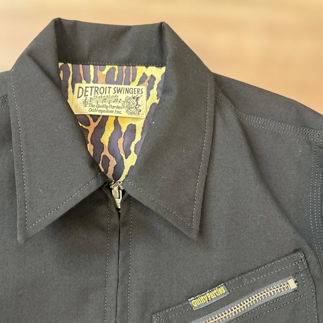 【ほぼ未使用】WAKO MARIA ワークジャケット裏地レオパ柄