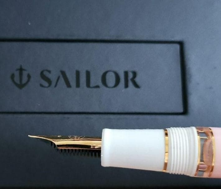 絶版品 入手困難 セーラー万年筆 レアロ 吸入式 EF ゆきのしたで 極細