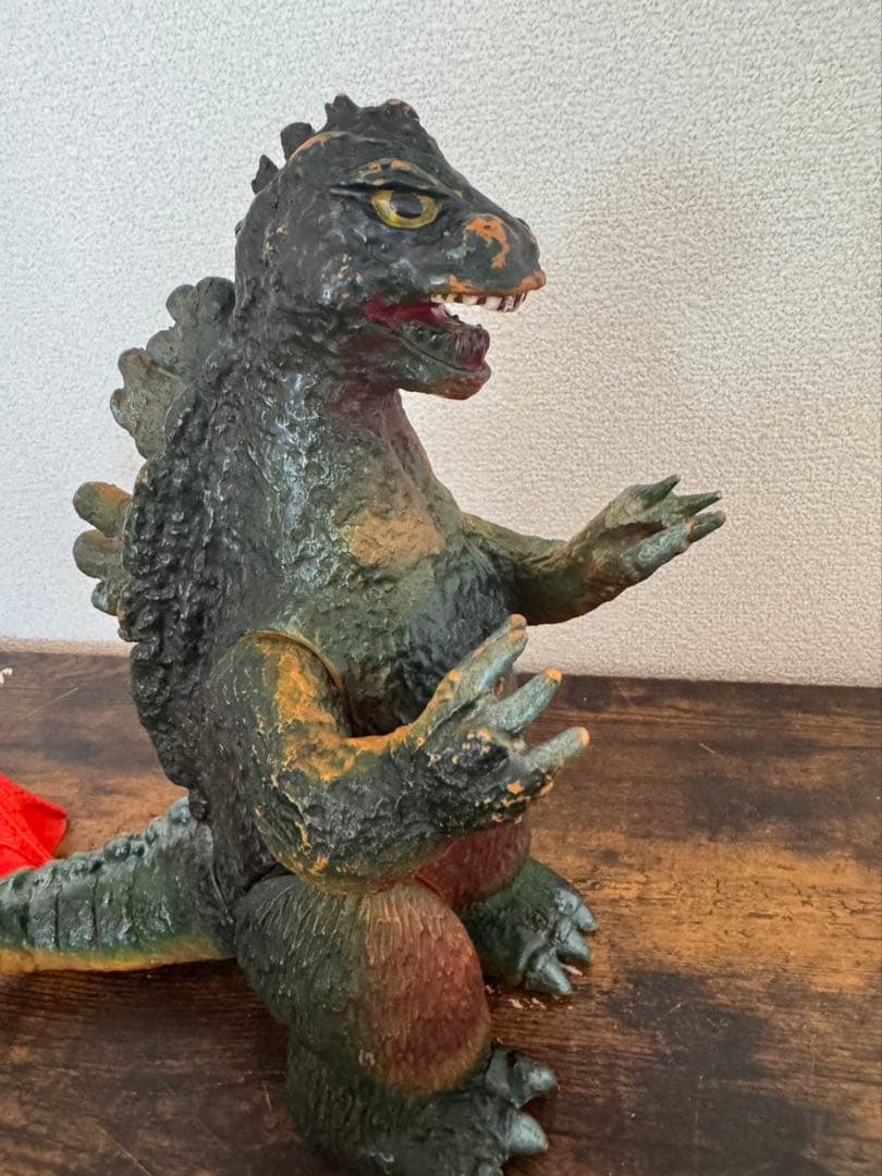 s63 ゴジラ　ブルマァク　ジャイアントサイズ　東宝　東京タワー付き　珍色？