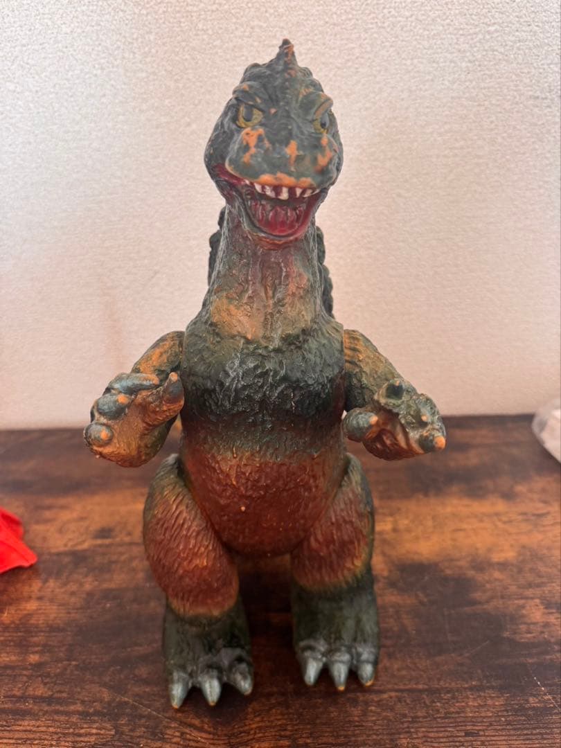 s63 ゴジラ　ブルマァク　ジャイアントサイズ　東宝　東京タワー付き　珍色？