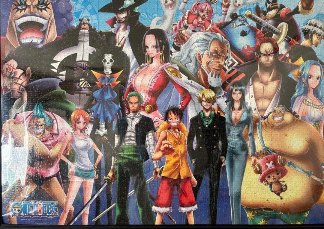 ワンピース ジグソーパズル2000ピース完成品フレーム付き - メルカリ