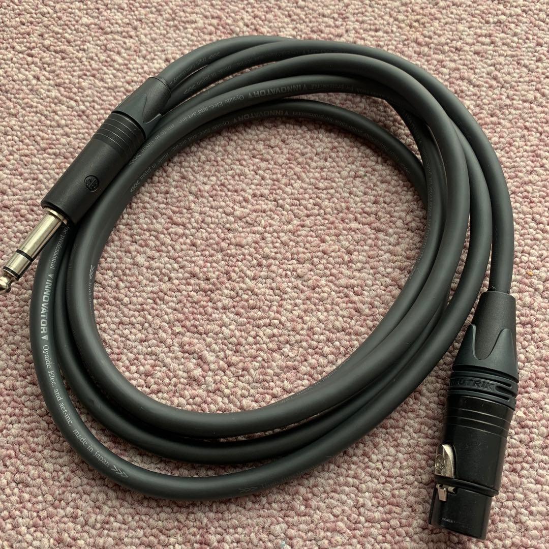オヤイデ　TRS-XLRメスケーブル　XLRオス-XLRメス　6本セット