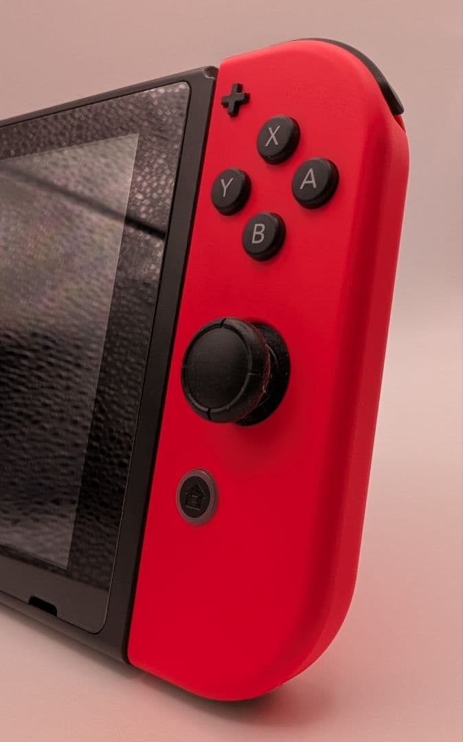 【美品】ニンテンドー スイッチ本体 ネオンレッド バッテリー強化版【おまけ付】