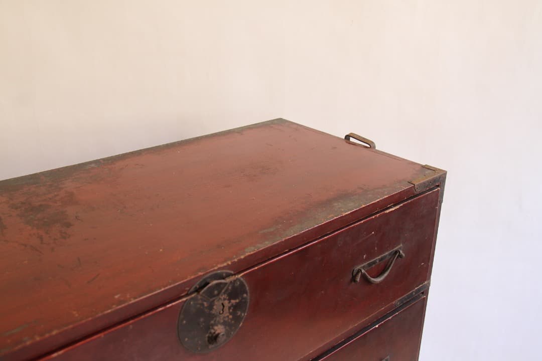 和箪笥 4段 古道具 古家具 ビンテージ アンティーク レトロ