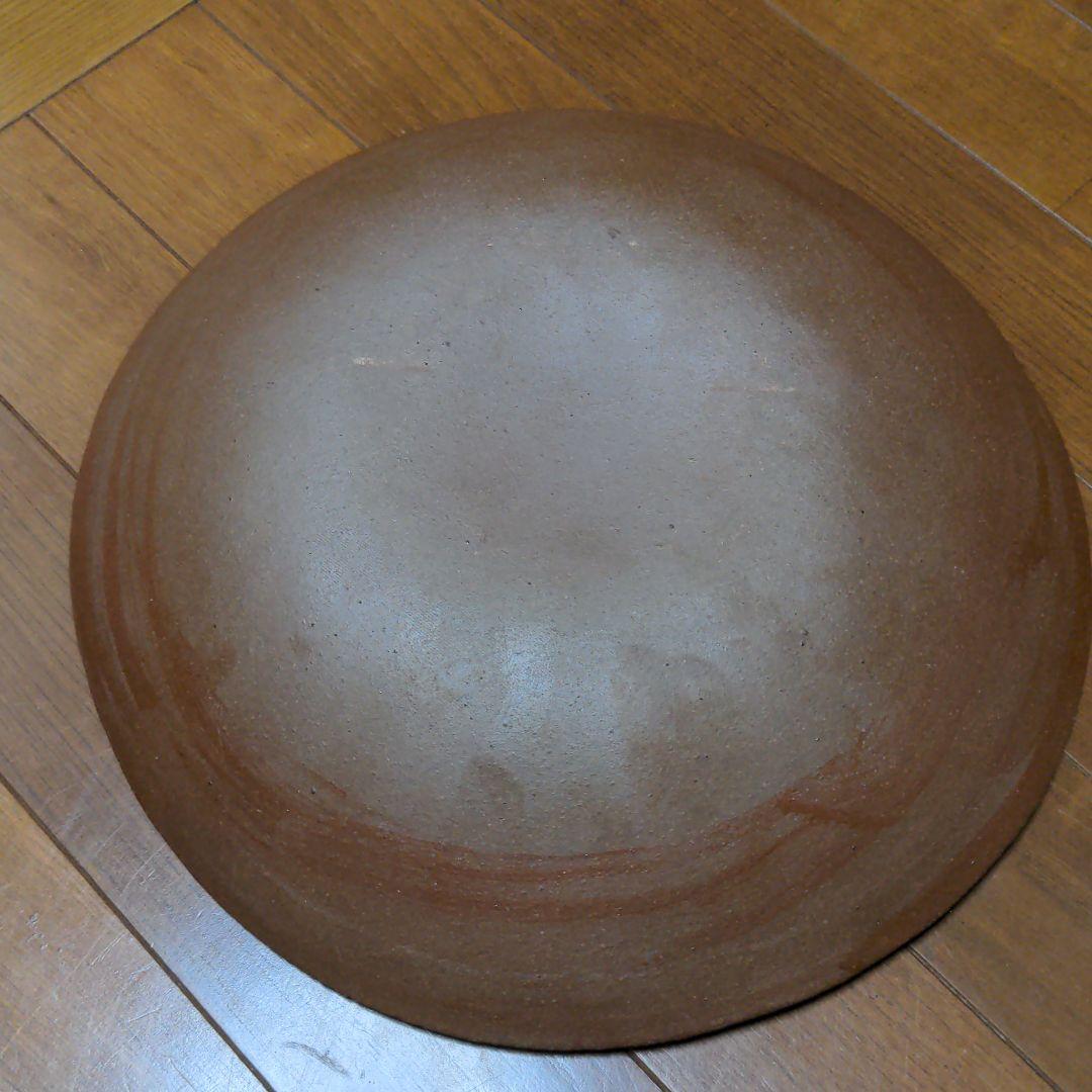倉敷　堤窯　武内真木　スリップウエア　大皿　民芸