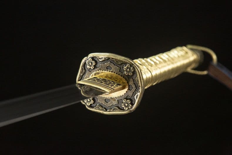 【軍緑】98式軍刀 武具　刀装具　日本刀　模造刀 居合刀 武士道 指揮刀 鋼刀