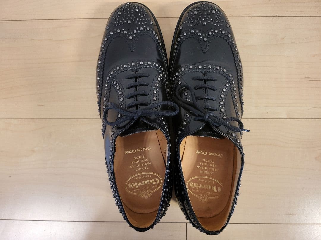 Church’s チャーチ BURWOOD スタッズ サイズ7G