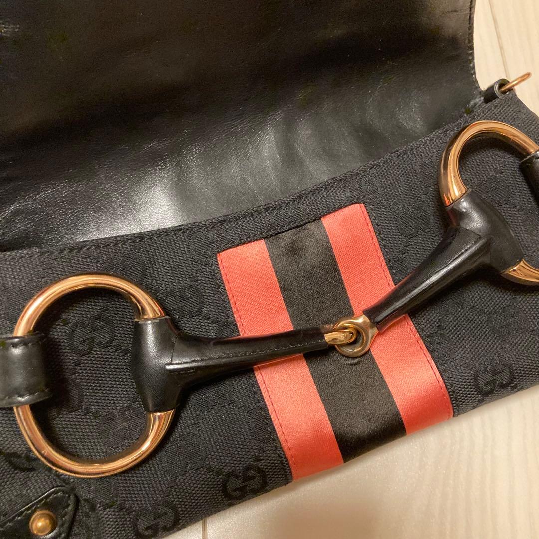 GUCCI バッグ　ハンドバッグ　限定　ピンク　ホースビット　ハミ　グッチ
