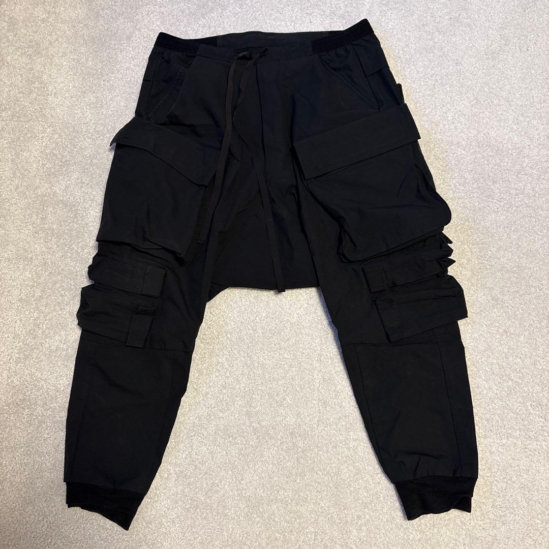 FR(13)NDS ブラック サルエルパンツ FR(13)NDS（フレンズ）の「FR(13)NDS /フレンズ/5P Sarrouel Pants