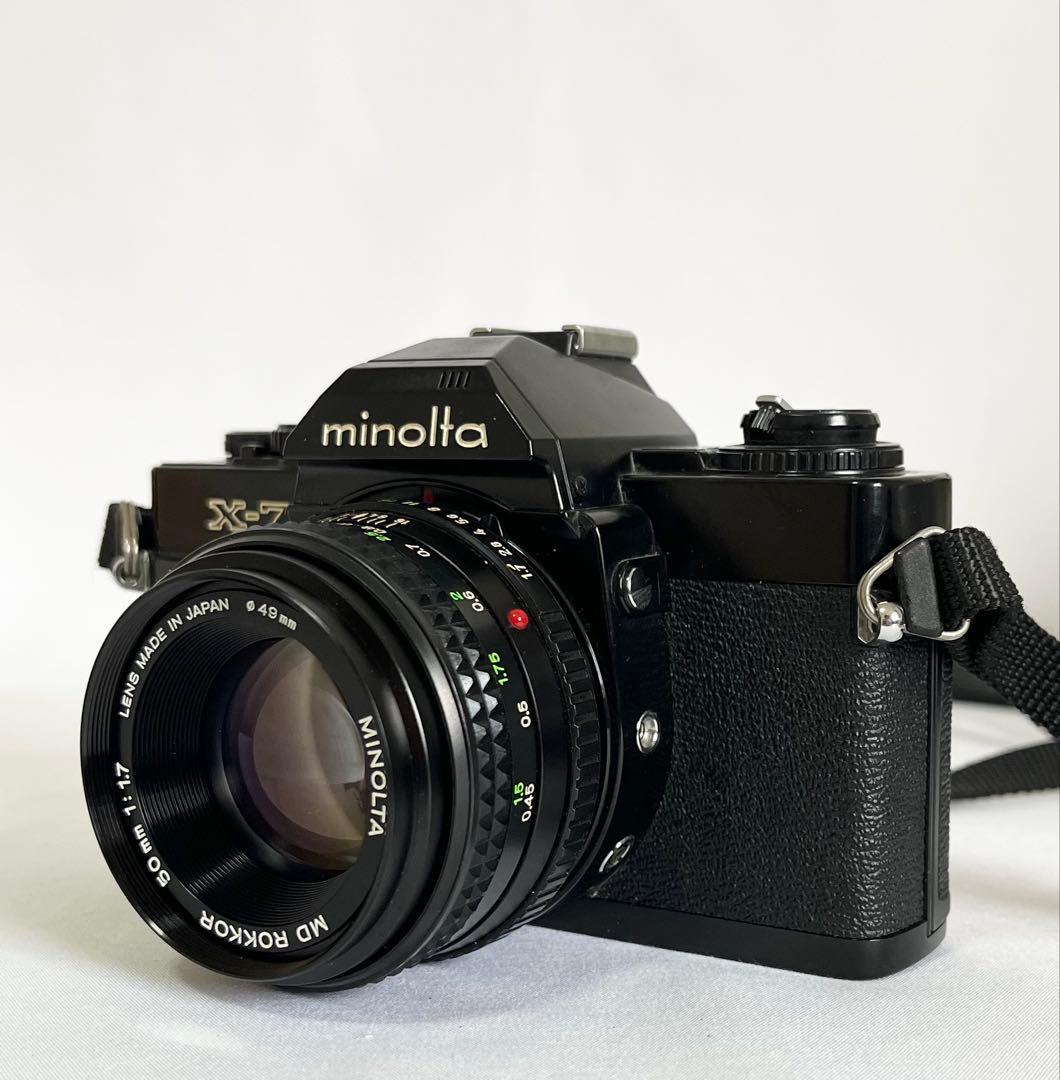 完動品】MINOLTA X-7 フィルムカメラ 動作確認済み MINOLTA X-7 分解