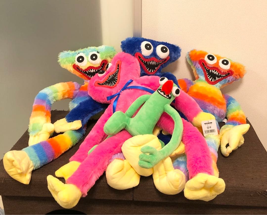 ポピープレイタイム　ハギーワギー　ぬいぐるみ　4体セット　　約60cm