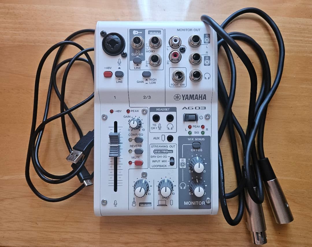 YAMAHA AG03 MK2 オーディオインターフェイス