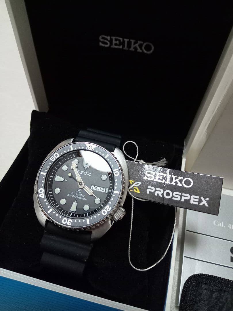【未使用】SEIKO　PROSPEX　SRPE93　希少タートル　機械式自動巻