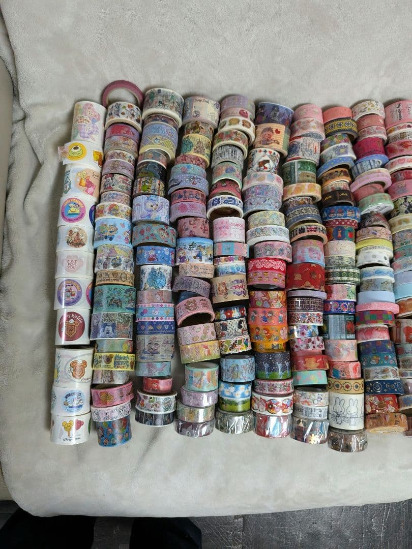 【3/18まで】大量マスキングテープロールシールディズニー海外 約380個セット