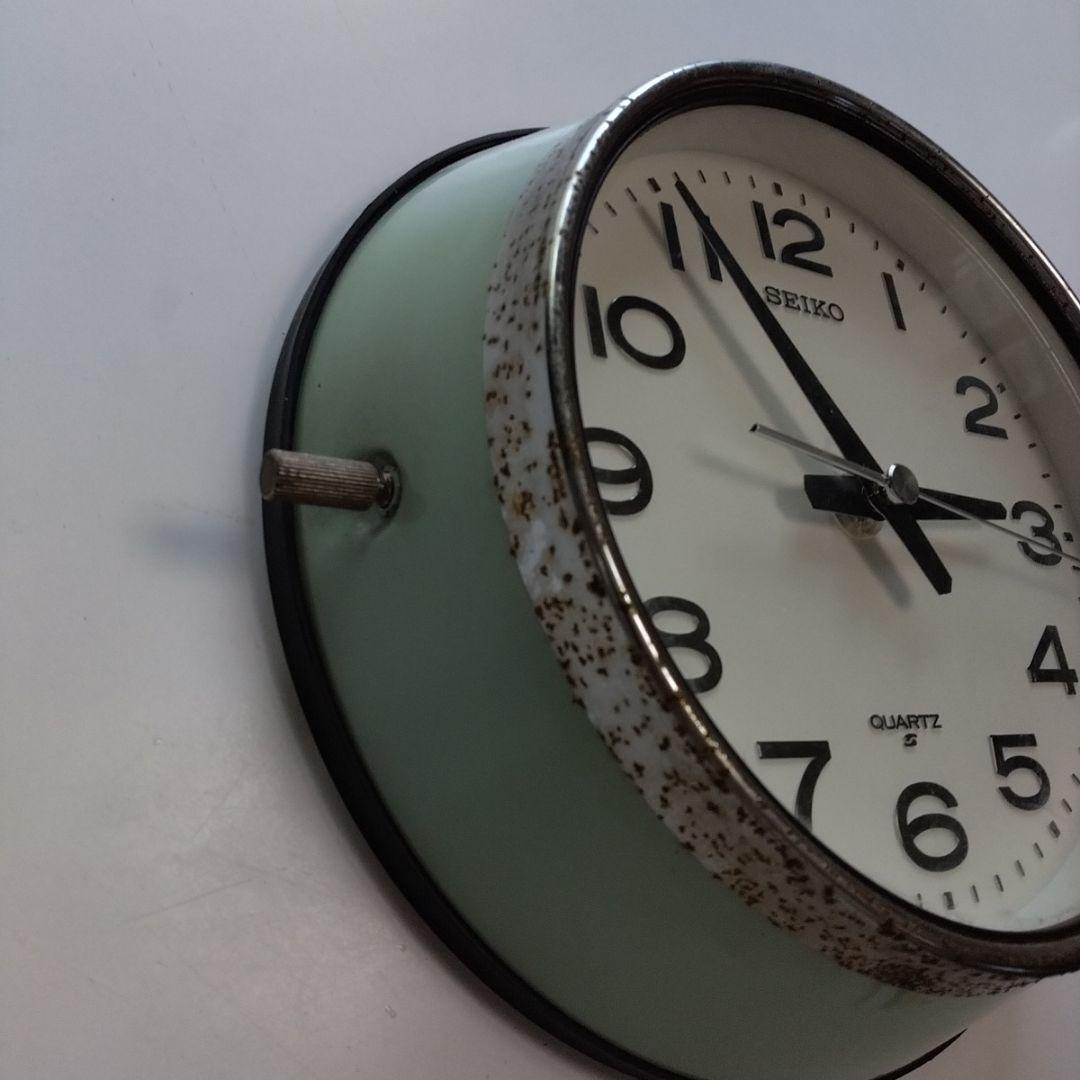 【SEIKO】セイコー　掛け時計　バス　レトロ　クォーツ
