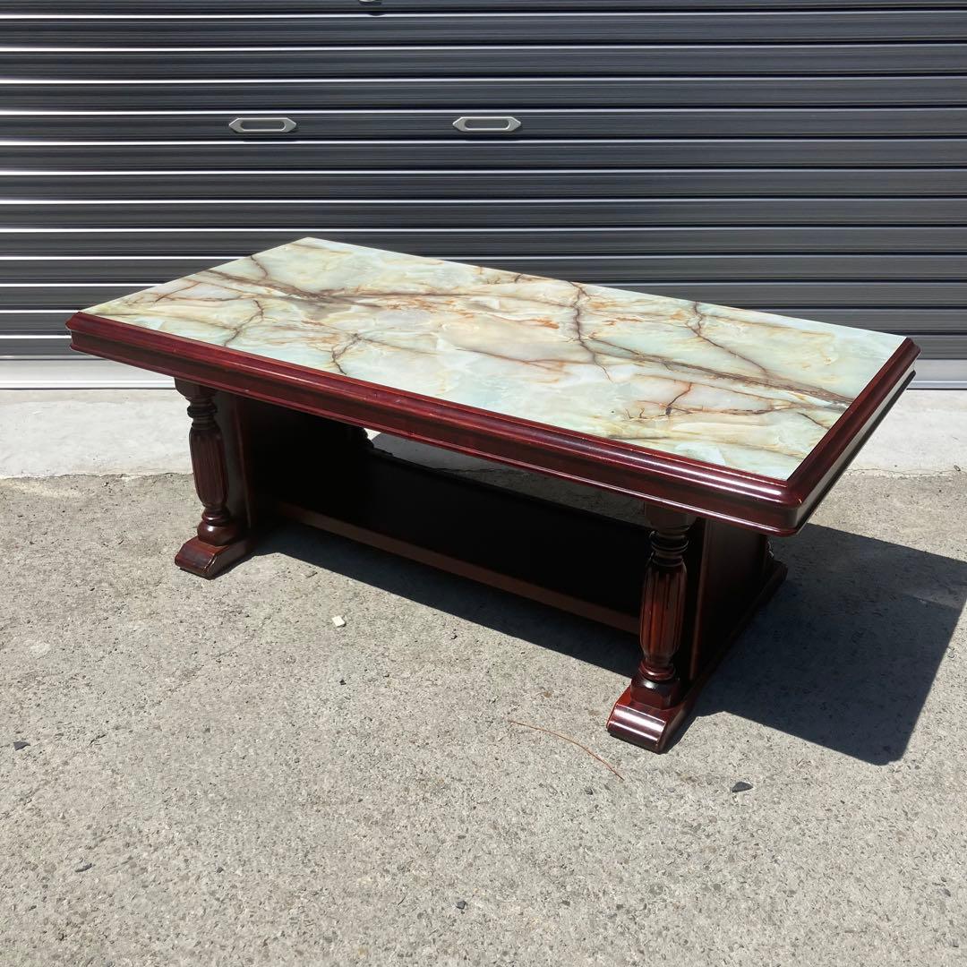 カリモク 大理石センターテーブル カリモク 大理石調天板センター