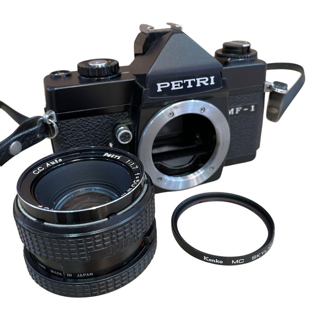 PETRI MF-1 一眼レフ レンズ1:1.7 f=50mmフィルター付き PETRI MF-1 一眼レフ レンズ1:1.7 f=50mmフィルター付き Yahoo