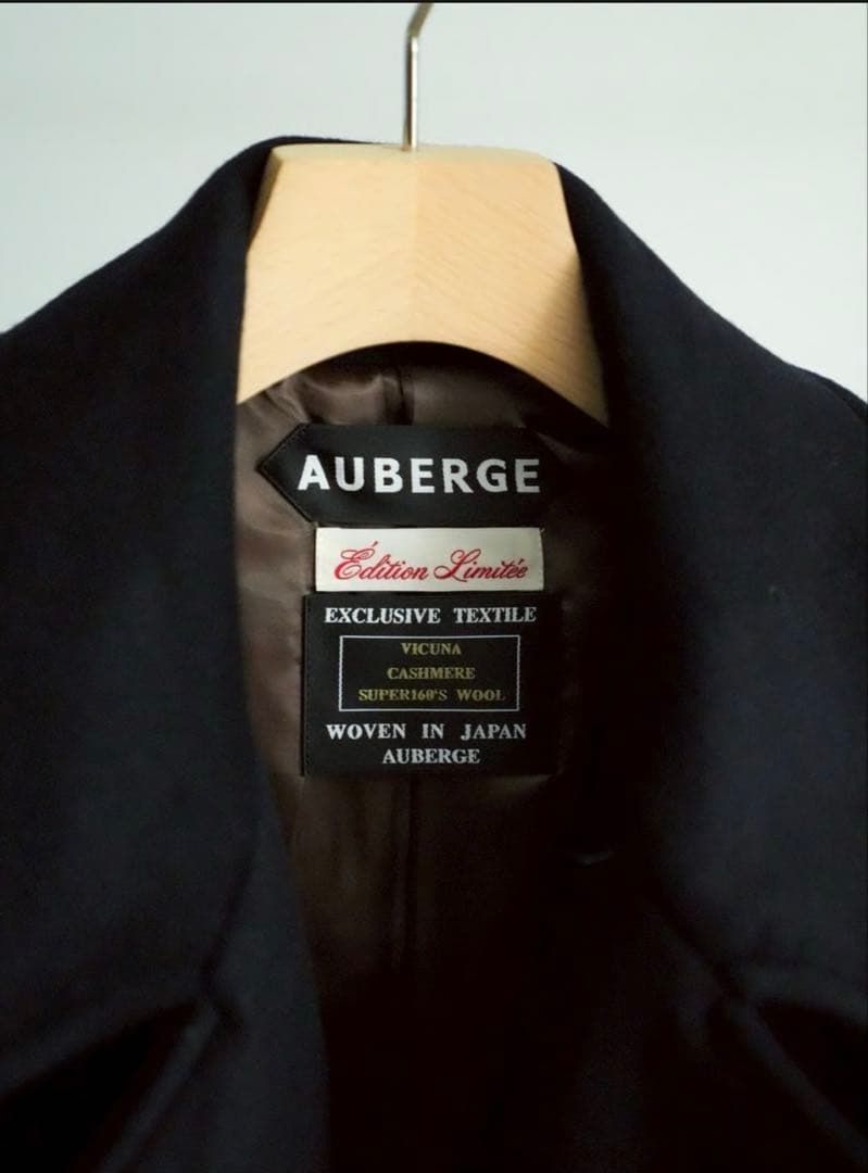 AUBERGE 25AW CONNERY ビキューナ混 究極ガウンコートM 40