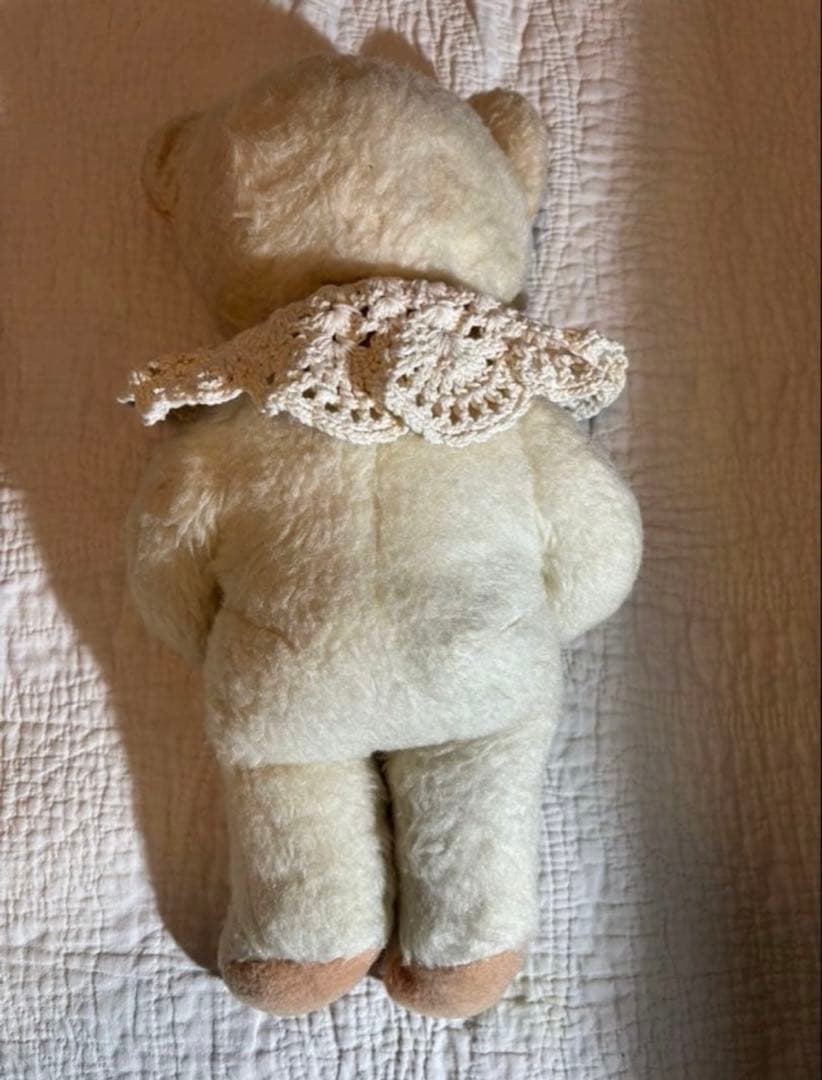 希少 アンティーク DDRベア ベルリンベア オフホワイト レアカラー .