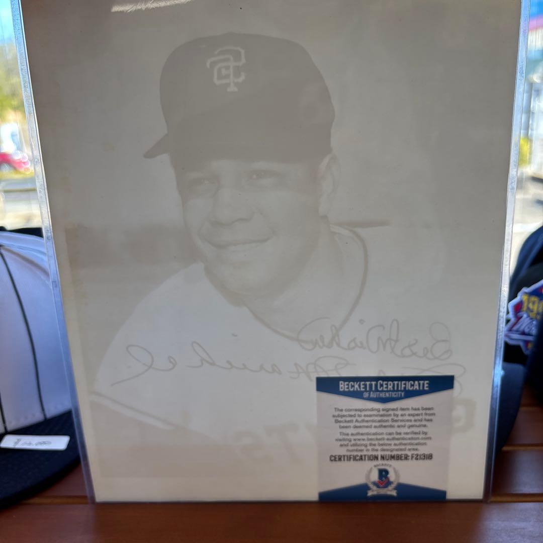 【SALE】MLBフアン・マリシャル サイン入り写真