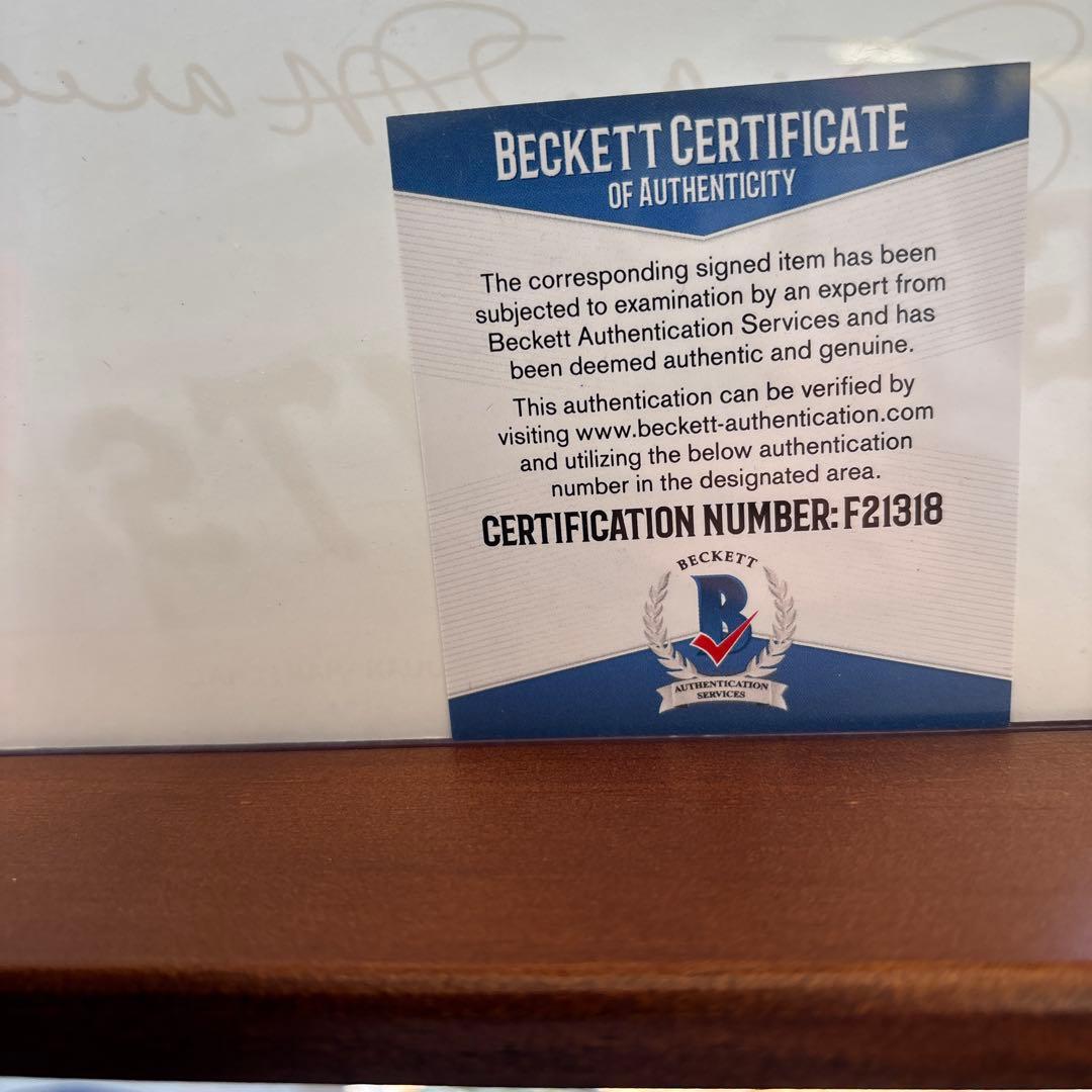 【SALE】MLBフアン・マリシャル サイン入り写真