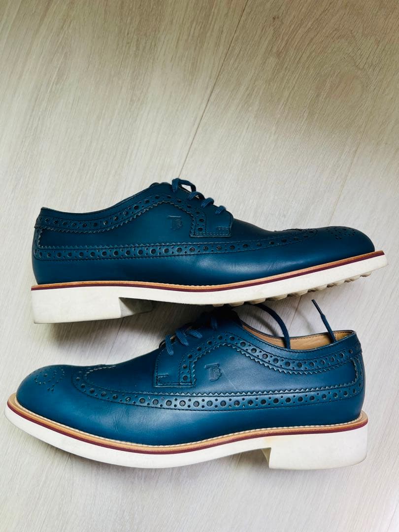 トッズ　TOD’s メンズ レザー レースアップシューズ靴　26.5cm