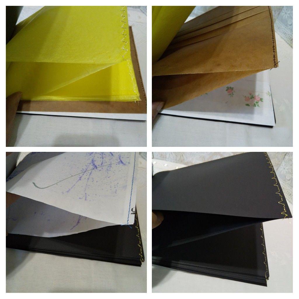 ポストカードファイル アンティーク ジャンクジャーナル