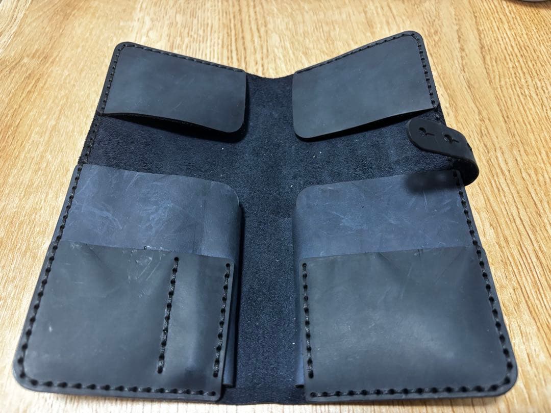 ewittco レザー ペンケース ネイビー