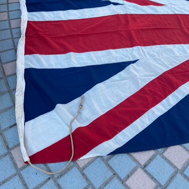 超貴重！巨大ユニオンジャック　英国イギリスアンティーク旗　ヴィンテージ古着USA